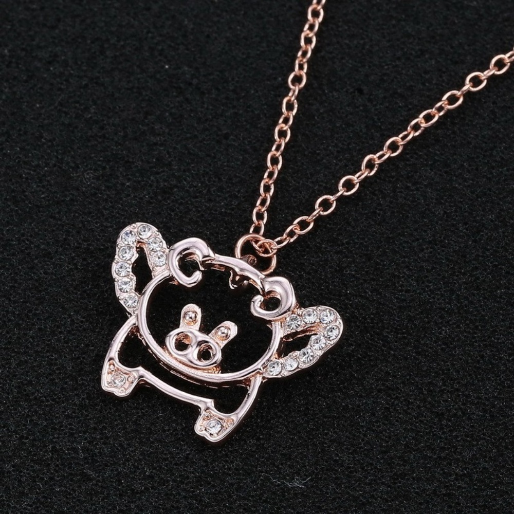 3/$30 Flying Pig When Pigs Fly Necklace - Picture 5 of 8